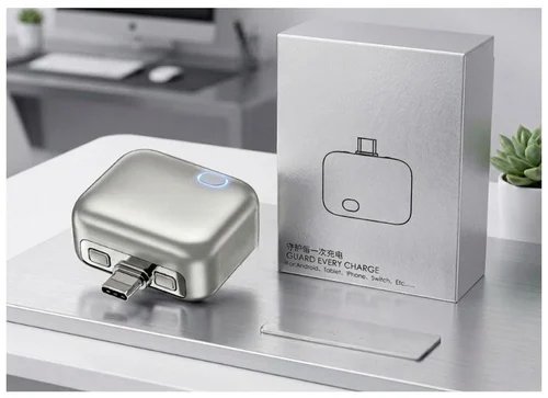 Smart Charger Adapter Auto Power Disconnector Guard Every Mobile Android|Tablet |Apple|Switch| No Touch Mobile Screen in 5 Minit Automatically Pops Open When Fully Charged (Type-C Cable)