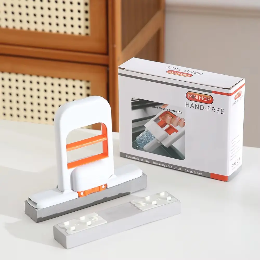 Portable Self Squeezing Mini Mop - (Short)