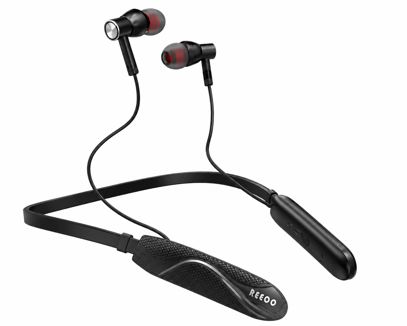REEOO Ro BN 12 Wireless Neckband Earphones - 50 Hours Music Time