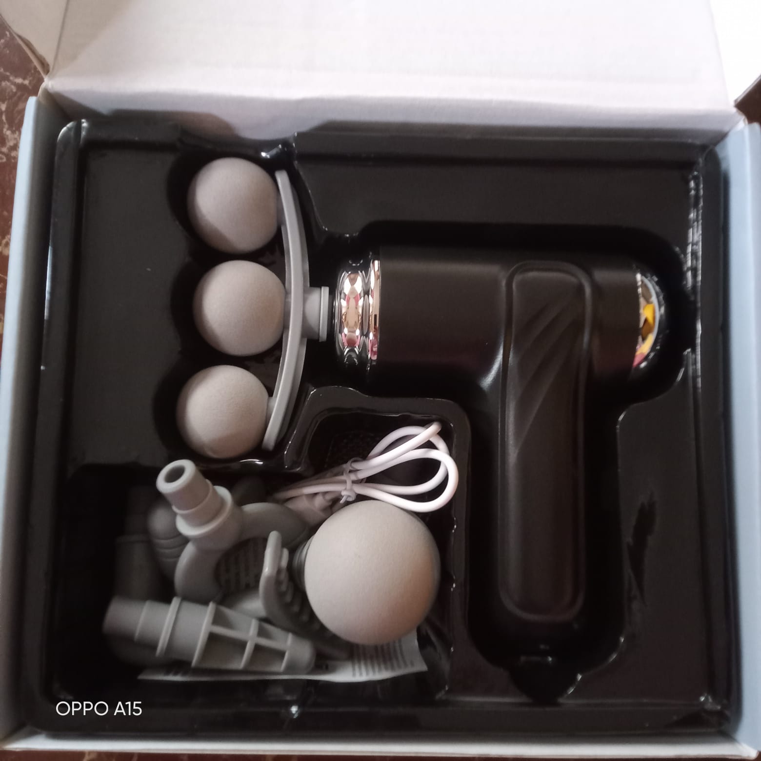 Mini Fascia Massage Gun – ৬ স্পিড পোর্টেবল ডিপ টিস্যু মাসল ম্যাসাজার