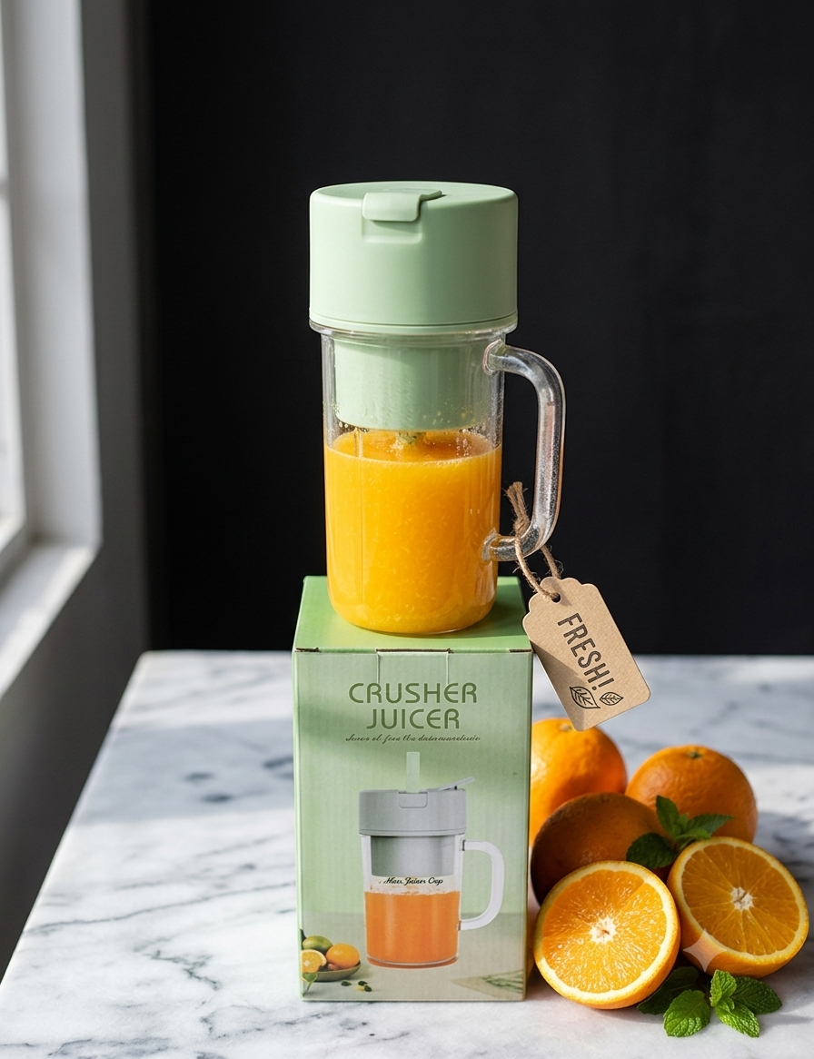 Portable Electric Juice Blender Cup - 420ML